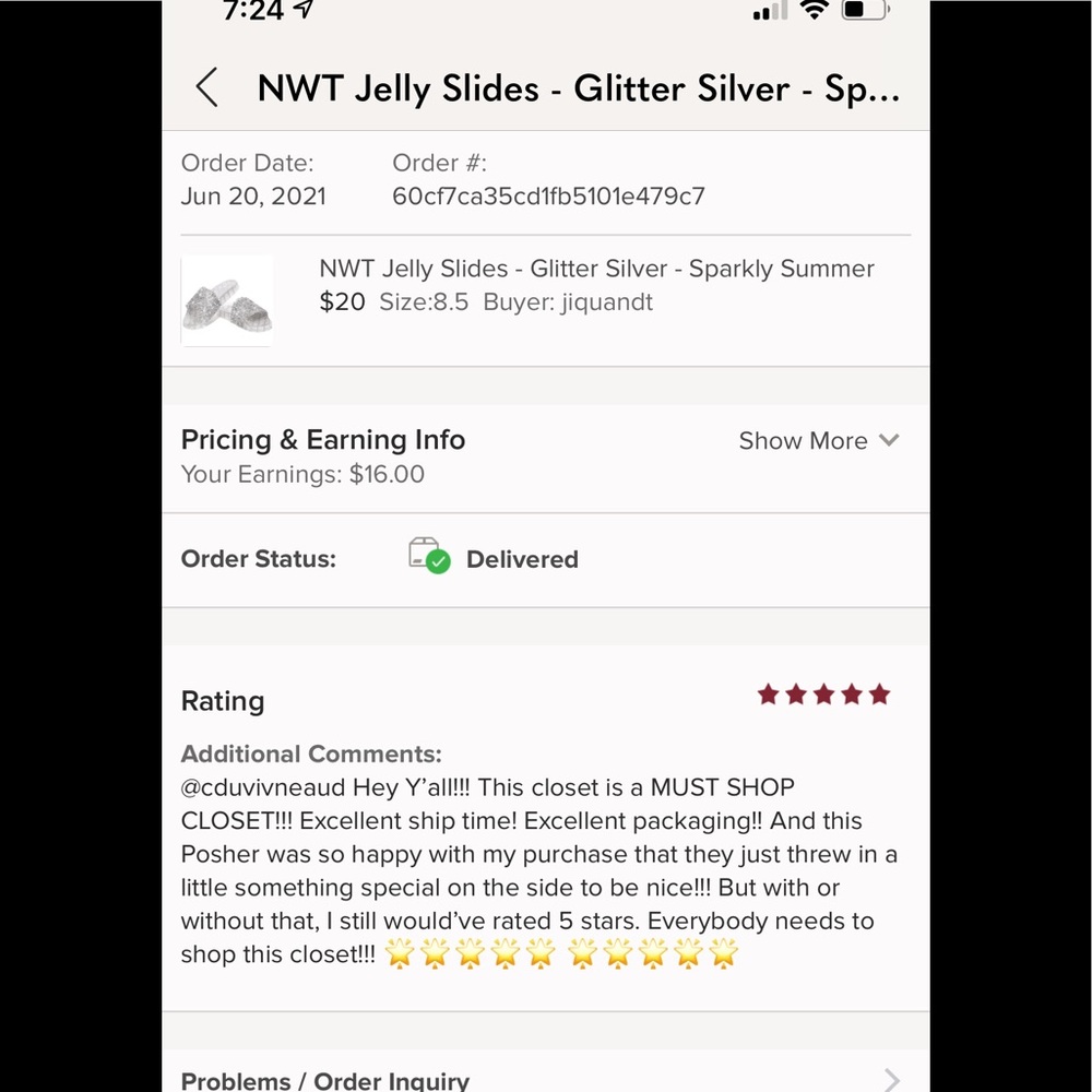 Rating! ⭐️⭐️⭐️⭐️⭐️